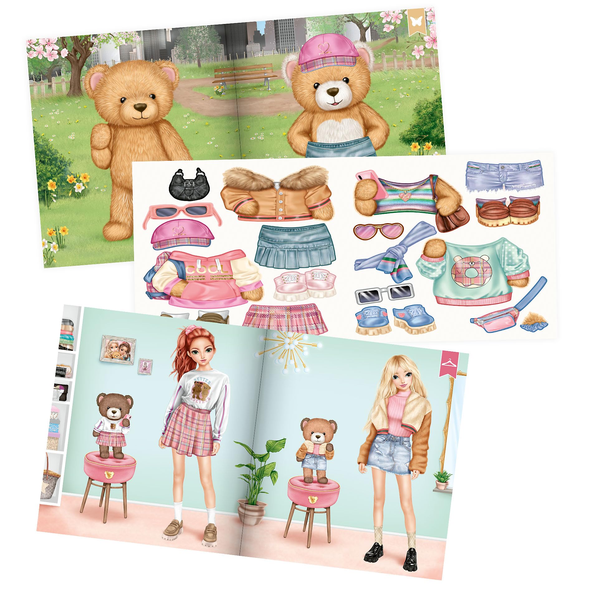 Amazon.com: Depesche Sticker Book: TOPModel Team Teddy 13209